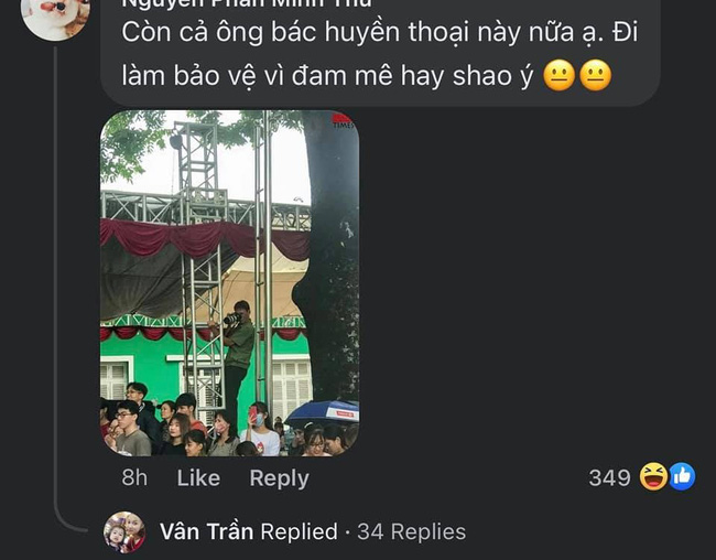 Bác bảo vệ vừa làm cameraman vừa làm master ngoại ngữ.