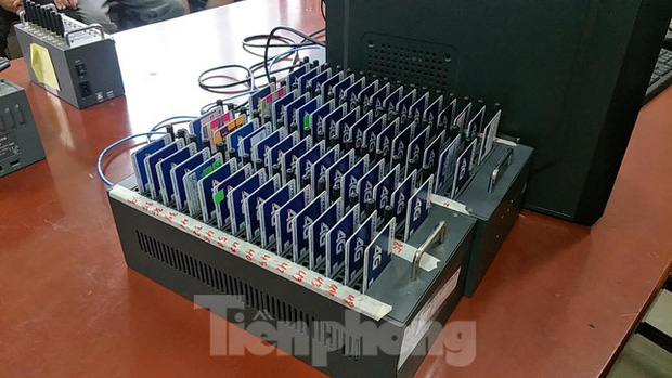 Máy móc thu giữ (Ảnh: Thanh Hà)