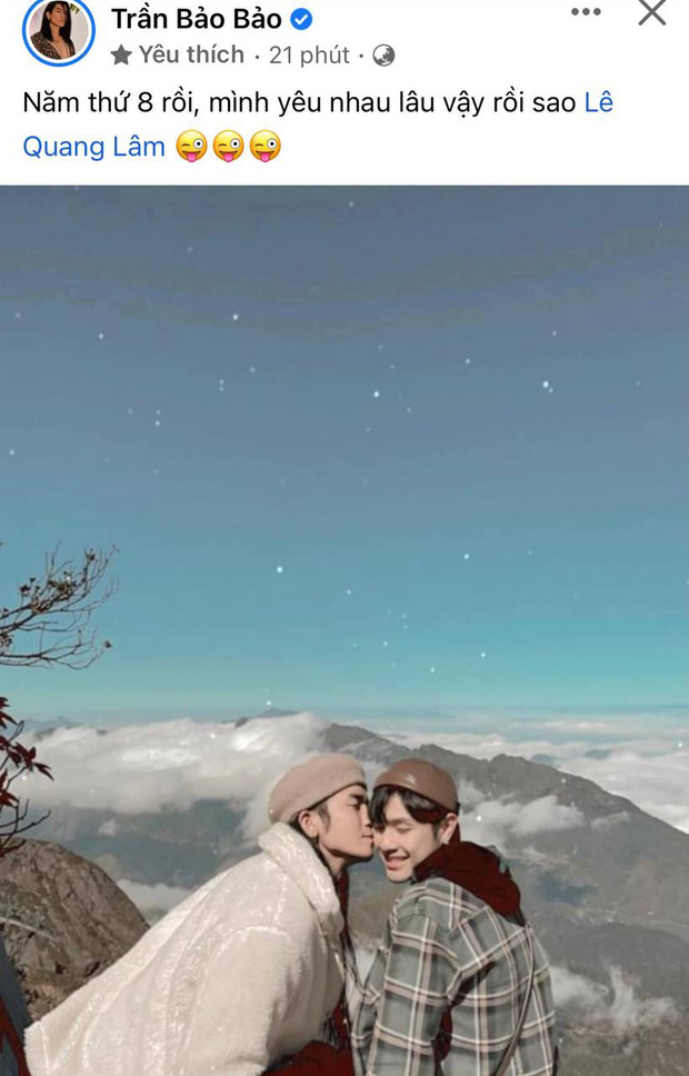Khung ảnh đẹp hơn ngôn tình của BB Trần và người yêu đồng giới Lê Quang Lâm
