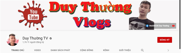 Kênh Youtube hơn 1,7 triệu người đăng ký