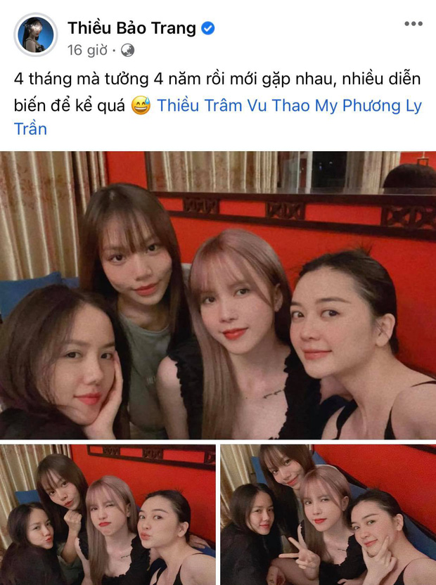 Tối qua, Thiều Bảo Trang khiến cõi mạng dậy sóng khi thông báo đã chính thức vào team hội chị em đang cô đơn