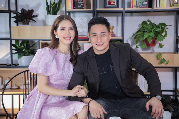 Diễn viên Minh Tiệp và vợ