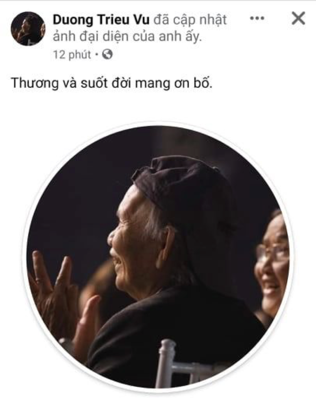 Ca sĩ Dương Triệu Vũ cũng có động thái tri ân phụ thân