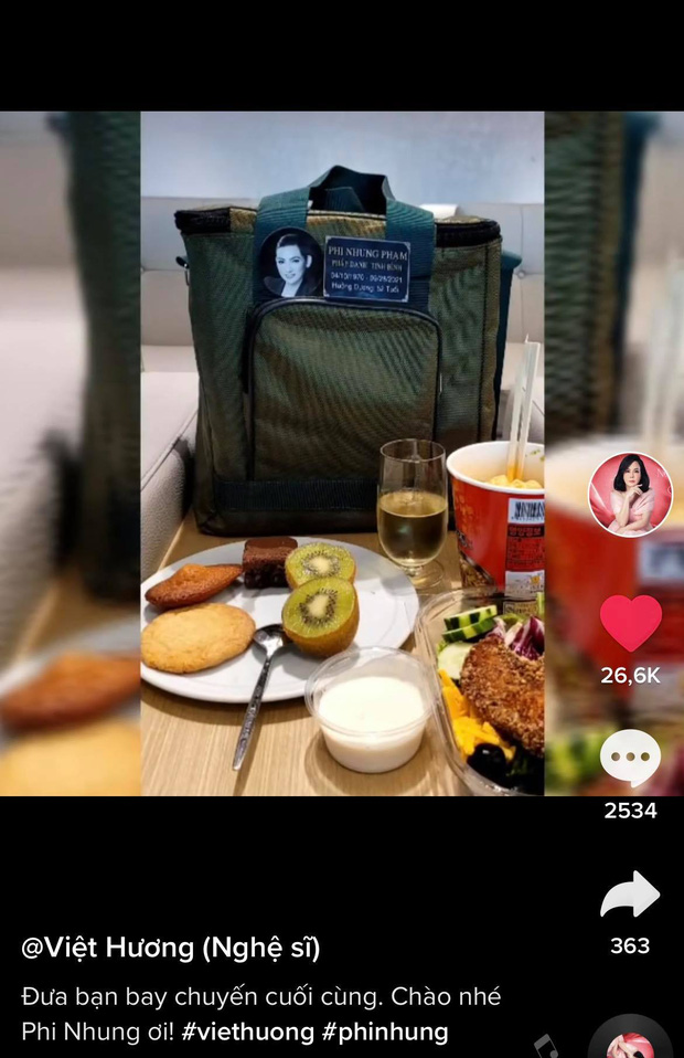 Việt Hương dành cả một bữa ăn thịnh soạn để 