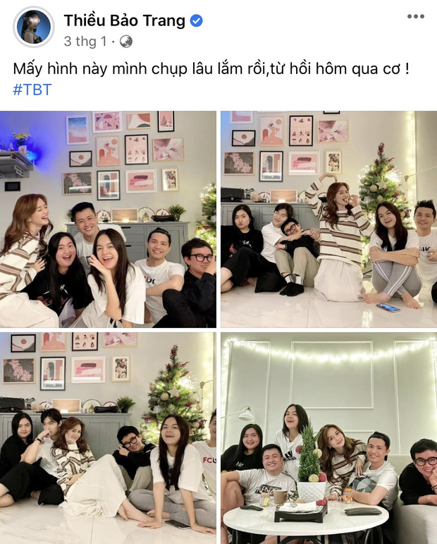 Hồi đầu năm, Thiều Bảo Trang thường xuyên đăng ảnh đi chơi cùng hội bạn thân trong đó có Phương Uyên