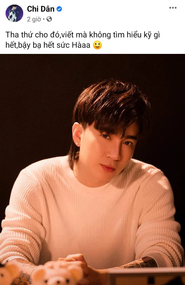 Chi Dân có động thái đầu tiên trên MXH sau khi bị phía nữ đại gia gọi tên liên quan đến từ thiện minh bạch