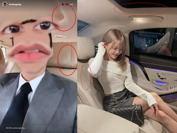 Trước đó, netizen soi ra hàng loạt chi tiết trùng khớp bên trong xế hộp của cả hai, cho rằng Thiều Bảo Trâm và Sơn Tùng vẫn hẹn hò