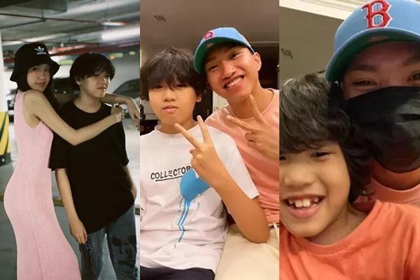 Đoàn Văn Hậu rất thân thiết với em trai bạn gái tin đồn.