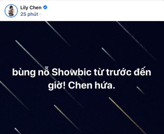Status gây xôn xao lúc nửa đêm của Lyly Chen