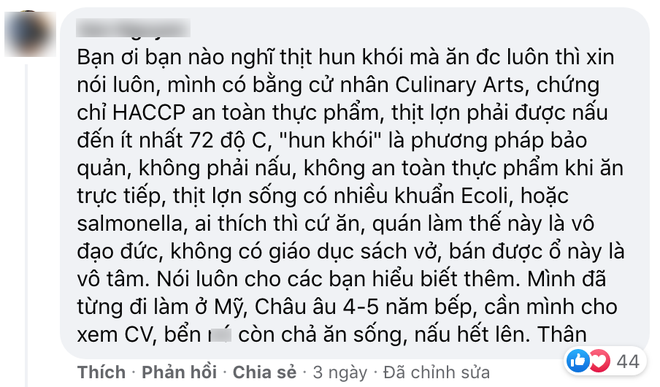 Một cư dân mạng đã giải thích rất kỹ lưỡng về vấn đề này