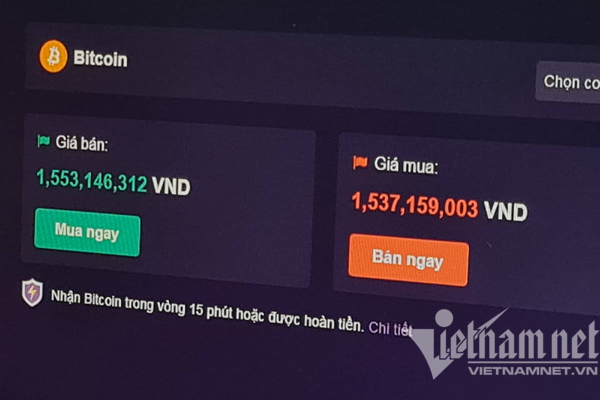 Tới đầu giờ chiều 8/11, giá Bitcoin hiện đã vượt mốc 66.000 USD, tương đương hơn 1,5 tỷ đồng tiền Việt. Ảnh: Trọng Đạt