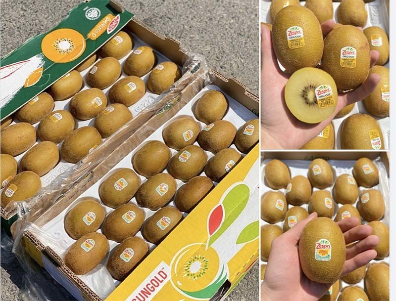 Kiwi New Zealand được bán tràn ngập thị trường