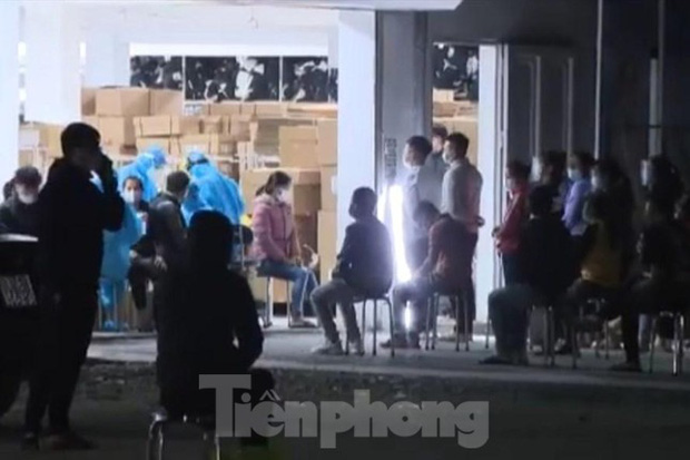 Điểm phát dịch đầu tiên trong đợt dịch mới tại Thái Bình (ngày 10/11) là một doanh nghiệp may tại huyện Vũ Thư có hơn 600 công nhân - Ảnh: hoàng Long