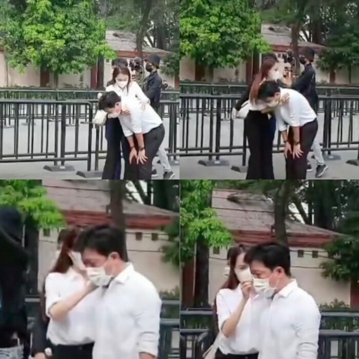 Hình ảnh Trường Giang đứng không vững và Nhã Phương phải dìu ở lễ tang cố nghệ sĩ Chí Tài khiến ai nấy cũng đều x.úc động.