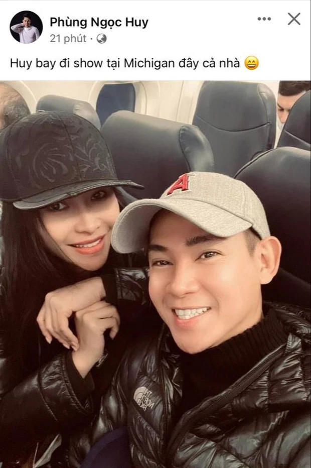 Phùng Ngọc Huy công khai đăng ảnh cùng 