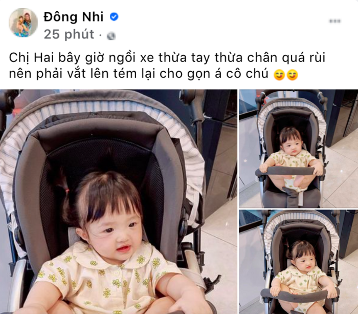 Nữ ca sĩ chỉ đơn giản gọi yêu bé Winnie là 