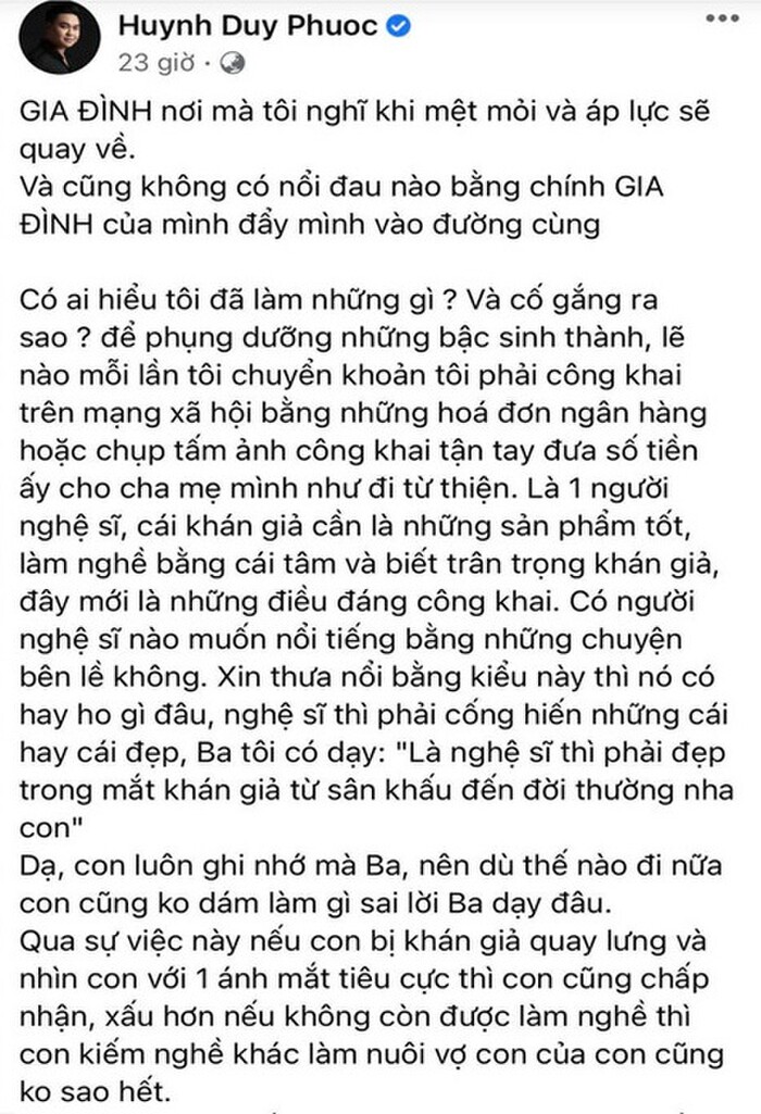 Chia sẻ của Duy Phước trước đây.