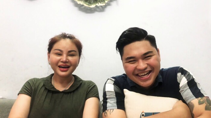 Lê Giang và Duy Phước.