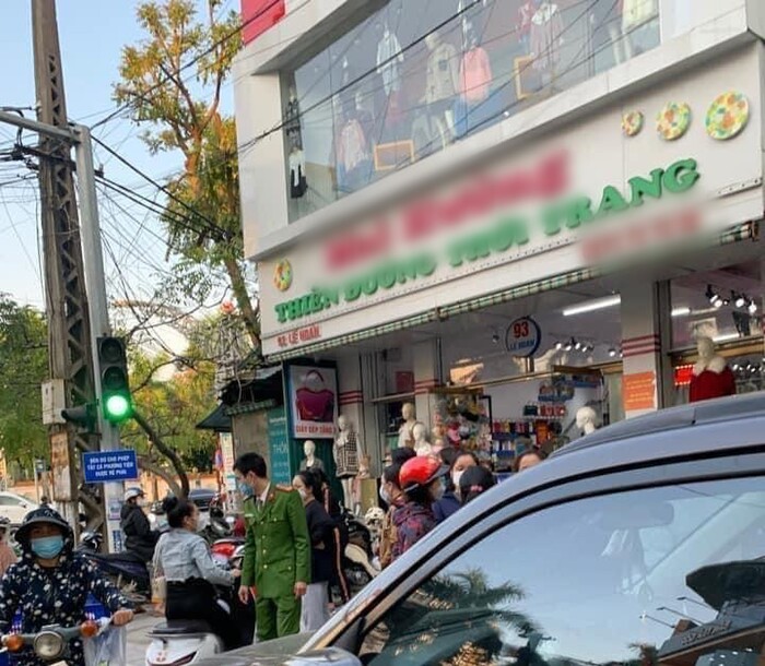 Shop quần áo nơi xảy ra vụ việc