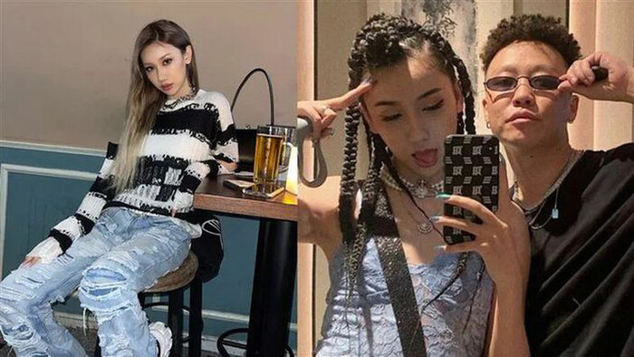 Nữ ca sĩ FreeC cùng bạn trai thuở còn mặn nồng