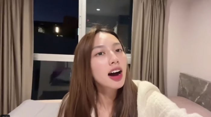 Thuỳ Tiên khá thích thú với căn hộ tạm của mình.