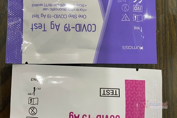 Các quầy thuốc trên địa bàn TP Hải Dương đang bán 65 đến 120/test nhanh
