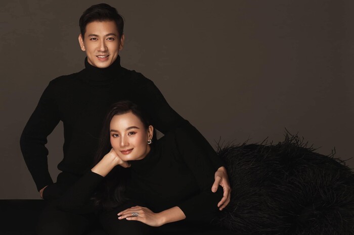 Lê Thúy thấy cô may mắn vì có ông xã tâm lý, luôn yêu chiều vợ. 