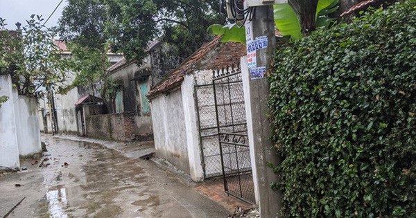 Con ngõ nơi gia đình ông Nguyễn Tiến S. sinh sống - Ảnh: Minh Chiến