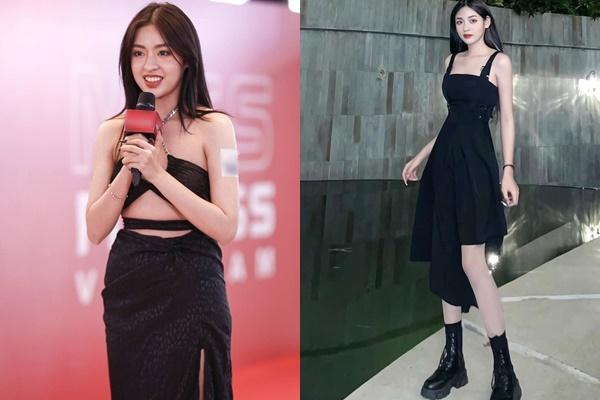 Vòng eo cô nàng kém săn chắc, thon gọn.