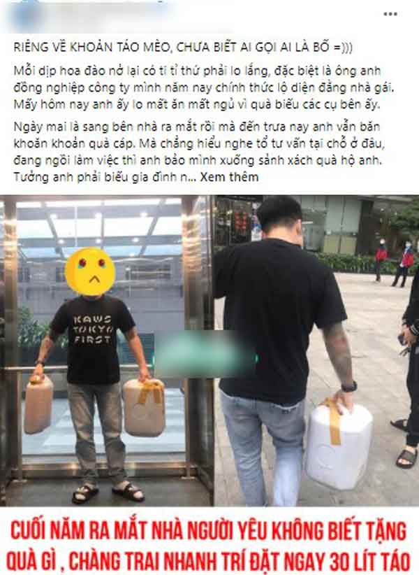 Cuối năm ra mắt, thanh niên tặng quà xịn ủ mưu hạ bố vợ tương lai-1