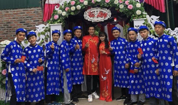 Hoàng Quỳnh và Ngọc Thắng làm đám cưới vào cuối năm 2018.