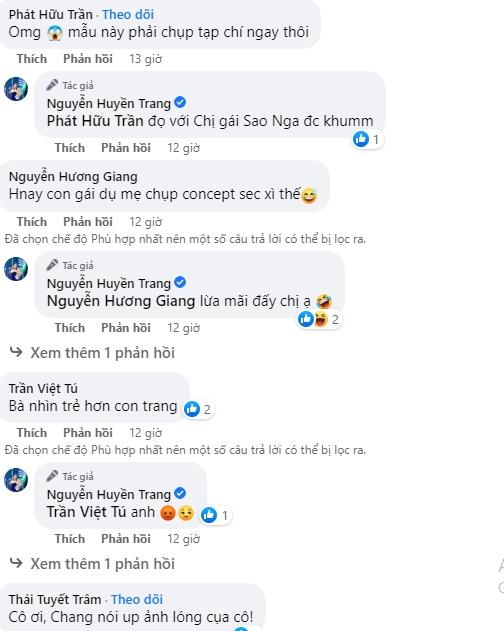 Mọi người hết lời ngợi khen mẹ Mù Tạt.