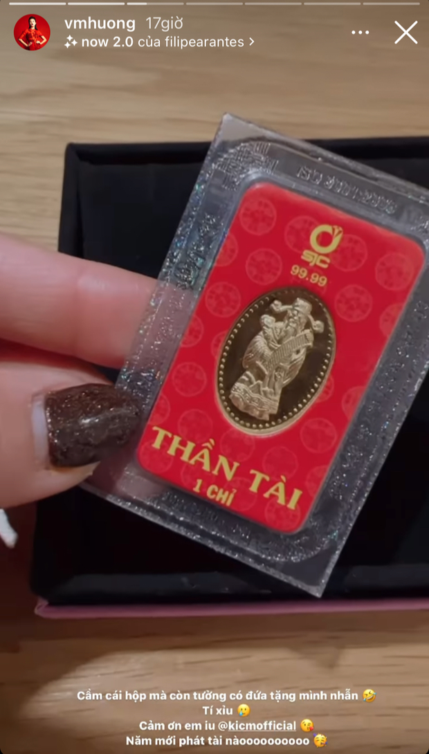 K-ICM đã gửi luôn 1 chỉ vàng tới Văn Mai Hương.