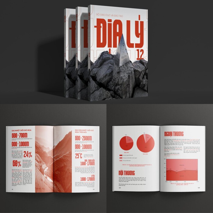 Diện mạo mới của các cuốn sách giáo khoa do chính nam sinh Nam Bảo tự tay thiết kế