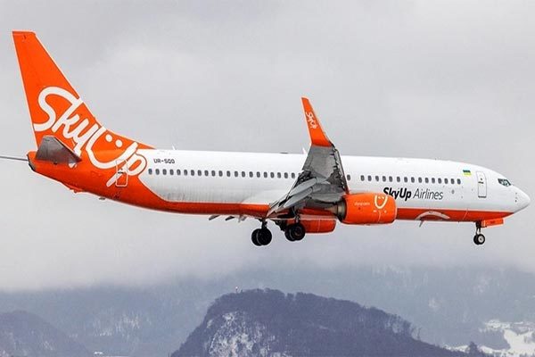 Chuyến bay của SkyUp phải đổi hướng không đến Ukraina. Ảnh: Flightradar24