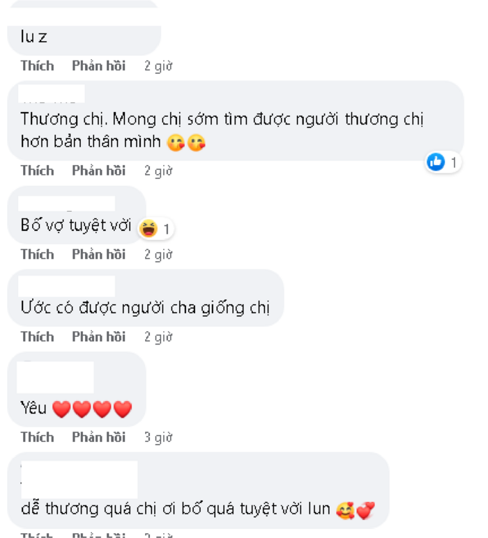 Ngoài những lời khen động viên cô nàng, một số khán giả còn thầm ước ao có một người bố tâm lí như Thiều Bảo Trâm