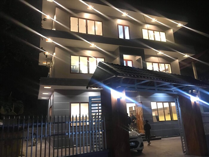 Ngôi nhà khang trang ở quê nhà của Hà Đức Chinh.