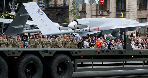 Máy bay không người lái Bayraktar TB2 của Thổ Nhĩ Kỳ. Ảnh: Reuters