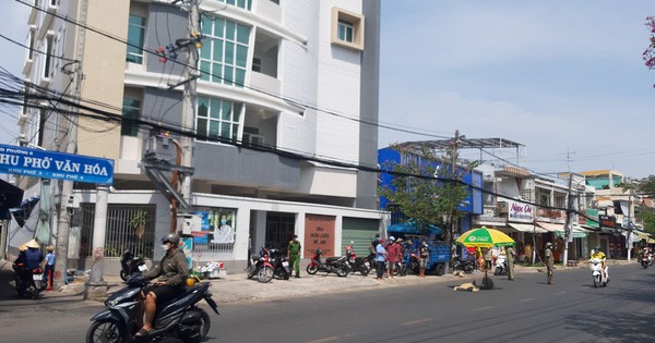 Hiện trường vụ nhảy lầu tự tử