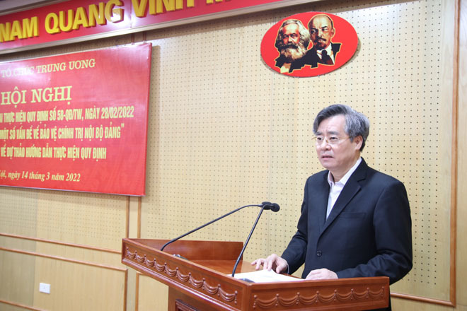 Phó Trưởng Ban Tổ chức Trung ương Nguyễn Quang Dương. Ảnh: Đ.A