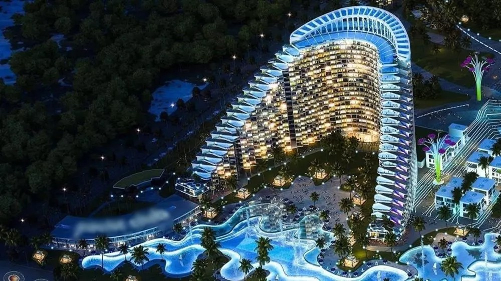 Toàn cảnh không gian về đêm.