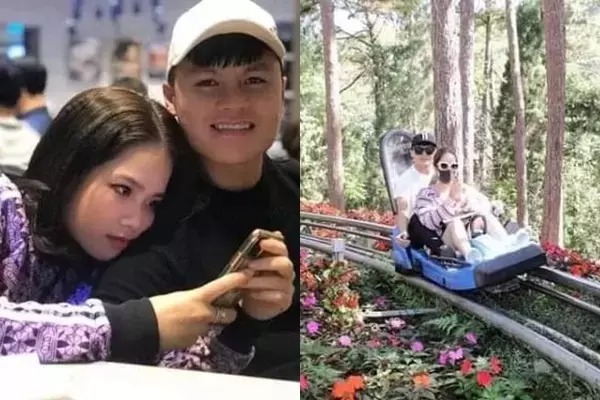 Huyền My - Quang Hải từng lộ ảnh tình tứ nhưng cặp đôi không công khai.