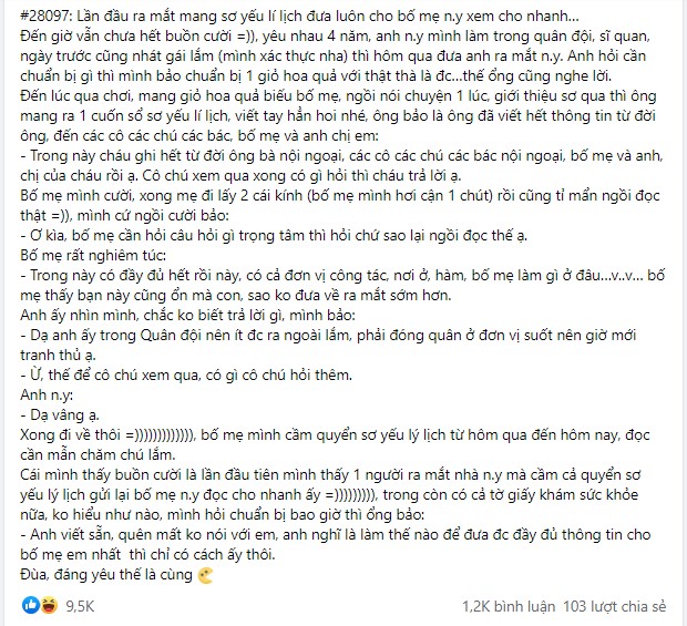 Ra mắt nhà bạn gái, thanh niên mang 1 món cực uy tín đến diện kiến-1