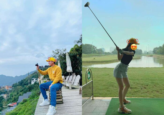 Dân tình phát hiện Quang Hải và Thanh Huyền có chiếc mũ giống nhau