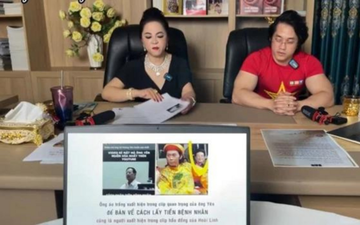 Trong khi livestream với 1 gymer, bà Hằng tố Hoài Linh đồng bóng.