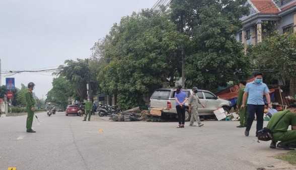 Hiện trường vụ tai nạn. Ảnh: CTV 