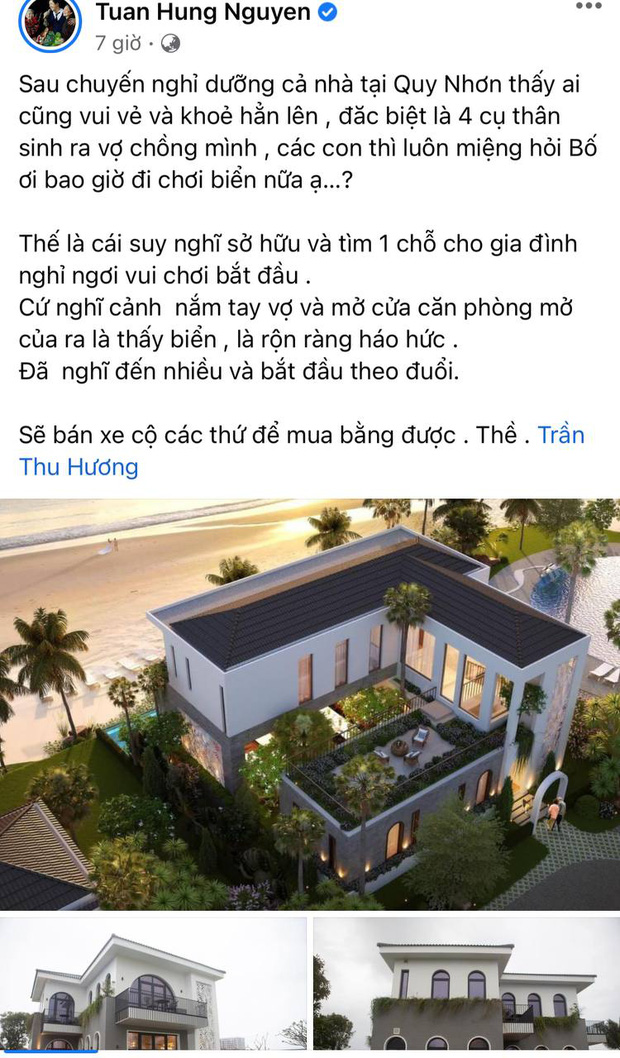 Tuấn Hưng quyết định bán xe để mua biệt thự tặng bà xã