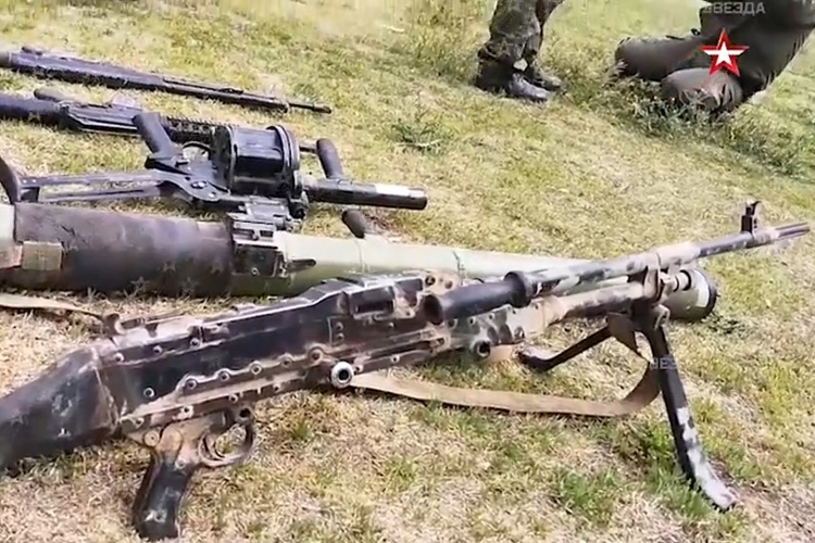 Súng máy M240. Ảnh: Zvezda TV