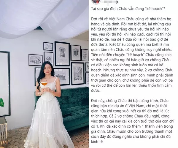 Lý do Angela Chu chưa sinh con cho chồng tỷ phú.