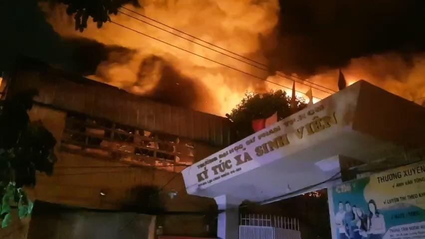 Hiện trường vụ hỏa hoạn